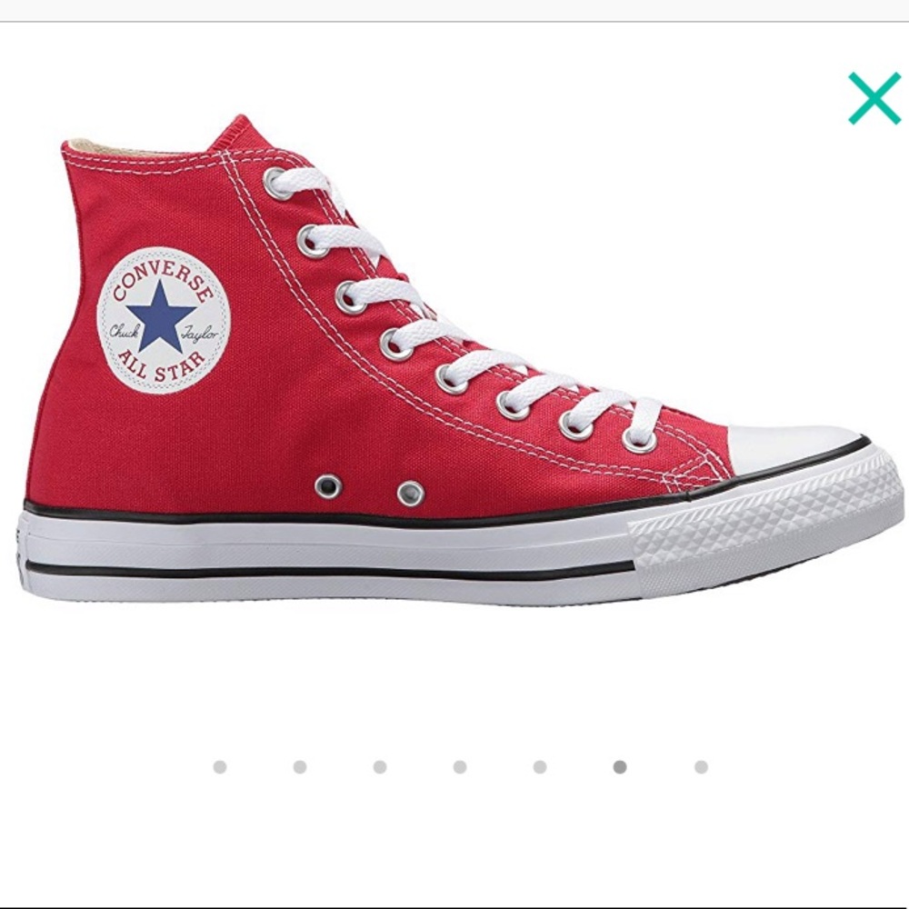 Red Hightop Chuck Taylor Converse